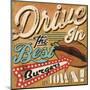 Diners and Drive Ins I-Pela Design-Mounted Art Print