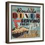 Diners and Drive Ins II-Pela Design-Framed Art Print