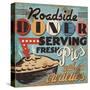 Diners and Drive Ins II-Pela Design-Stretched Canvas