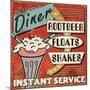 Diners and Drive Ins III-Pela Design-Mounted Art Print