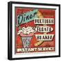 Diners and Drive Ins III-Pela Design-Framed Art Print