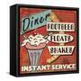 Diners and Drive Ins III-Pela Design-Framed Stretched Canvas
