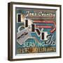 Diners and Drive Ins IV-Pela Design-Framed Art Print