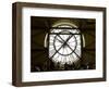 Diners Behind Famous Clocks in the Musee d'Orsay, Paris, France-Jim Zuckerman-Framed Photographic Print