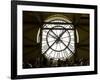 Diners Behind Famous Clocks in the Musee d'Orsay, Paris, France-Jim Zuckerman-Framed Photographic Print