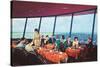 Diners in Space Needle, Seattle, Washington-null-Stretched Canvas