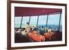 Diners in Space Needle, Seattle, Washington-null-Framed Premium Giclee Print