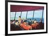 Diners in Space Needle, Seattle, Washington-null-Framed Premium Giclee Print