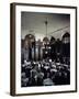 Diners in the Oak Room at the Plaza Hotel-Dmitri Kessel-Framed Photographic Print