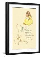 Ding Dong Bell, Pussy in the Well-Maud Humphrey-Framed Art Print