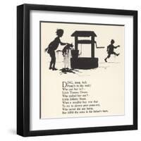 Ding Dong Bell Rhyme-Arthur Rackham-Framed Art Print