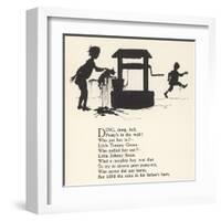 Ding Dong Bell Rhyme-Arthur Rackham-Framed Art Print