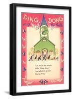 Ding-Dong Says Bell-null-Framed Art Print