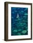 Dinghy off Bonifacio-Jon Hicks-Framed Photographic Print