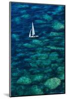 Dinghy off Bonifacio-Jon Hicks-Mounted Photographic Print