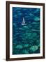 Dinghy off Bonifacio-Jon Hicks-Framed Photographic Print