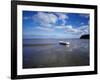 Dinghy on the Beach, Auckland, New Zealand-null-Framed Photographic Print