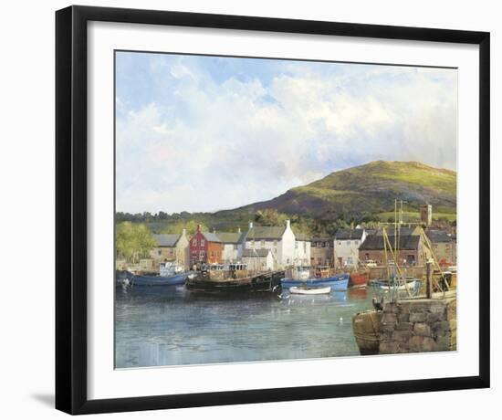 Dingle Harbour-Clive Madgwick-Framed Giclee Print