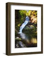 Dingmans Fall Early Autumn Scenic, Pennsylvania-George Oze-Framed Photographic Print