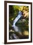 Dingmans Fall Early Autumn Scenic, Pennsylvania-George Oze-Framed Photographic Print