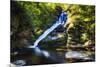 Dingmans Fall in Summer, Pennsylvania-George Oze-Mounted Photographic Print