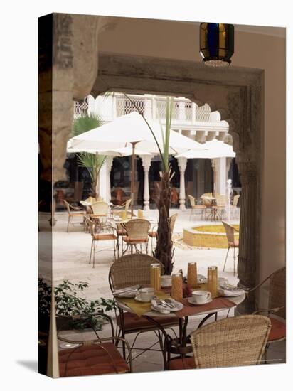 Dining Area, Usha Kiran Palace Hotel, Gwalior, Madhya Pradesh State, India-John Henry Claude Wilson-Stretched Canvas