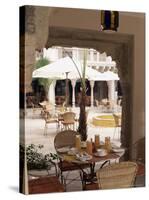 Dining Area, Usha Kiran Palace Hotel, Gwalior, Madhya Pradesh State, India-John Henry Claude Wilson-Stretched Canvas