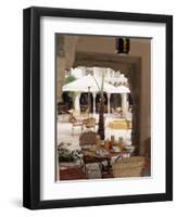 Dining Area, Usha Kiran Palace Hotel, Gwalior, Madhya Pradesh State, India-John Henry Claude Wilson-Framed Photographic Print