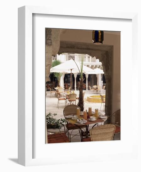 Dining Area, Usha Kiran Palace Hotel, Gwalior, Madhya Pradesh State, India-John Henry Claude Wilson-Framed Photographic Print