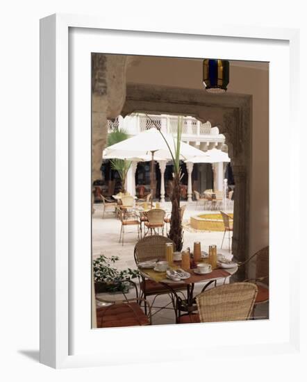 Dining Area, Usha Kiran Palace Hotel, Gwalior, Madhya Pradesh State, India-John Henry Claude Wilson-Framed Photographic Print