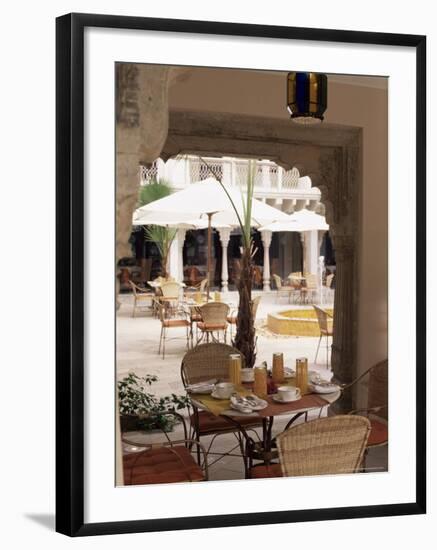 Dining Area, Usha Kiran Palace Hotel, Gwalior, Madhya Pradesh State, India-John Henry Claude Wilson-Framed Photographic Print