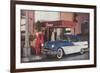 Dining at Chasen's-null-Framed Art Print