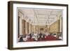 Dining at Fashionable Simpson's Restaurant in the Strand : the Gentlemen's Dining Room-null-Framed Art Print