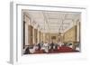 Dining at Fashionable Simpson's Restaurant in the Strand : the Gentlemen's Dining Room-null-Framed Art Print