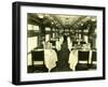 Dining Car, 1925-Asahel Curtis-Framed Giclee Print