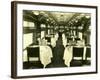 Dining Car, 1925-Asahel Curtis-Framed Giclee Print