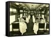 Dining Car, 1925-Asahel Curtis-Framed Stretched Canvas