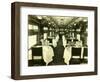 Dining Car, 1925-Asahel Curtis-Framed Giclee Print