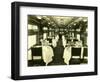 Dining Car, 1925-Asahel Curtis-Framed Giclee Print