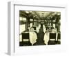 Dining Car, 1925-Asahel Curtis-Framed Giclee Print