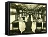Dining Car, 1925-Asahel Curtis-Framed Stretched Canvas