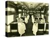 Dining Car, 1925-Asahel Curtis-Stretched Canvas