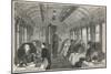 Dining Car on the Great Northern Railway-null-Mounted Art Print