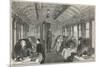 Dining Car on the Great Northern Railway-null-Mounted Art Print