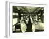 Dining Car with Passengers, 1925-Asahel Curtis-Framed Giclee Print