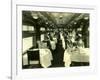Dining Car with Passengers, 1925-Asahel Curtis-Framed Giclee Print