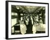 Dining Car with Passengers, 1925-Asahel Curtis-Framed Giclee Print