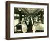 Dining Car with Passengers, 1925-Asahel Curtis-Framed Giclee Print