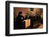 Dining hall at Koutloumoussiou monastery, Mount Athos, Greece-Godong-Framed Photographic Print