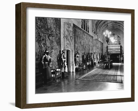 Dining Hall in Hearst Castle-null-Framed Premium Photographic Print